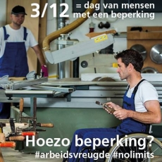 3 december: Internationale Dag van Personen met een Handicap